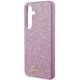 6. Etui Guess Glitter Script na Samsung Galaxy S24 - fioletowe
