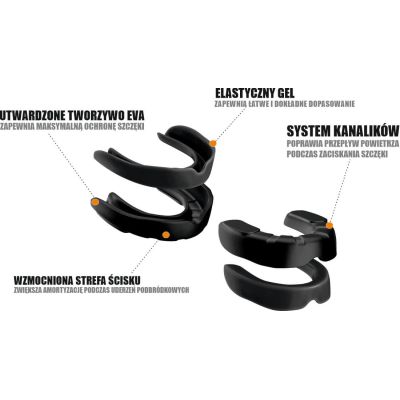 3. Żelowy ochraniacz na zęby + pudełko - Kły | GelTech
