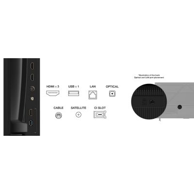 3. Telewizor TCL 65P69K LED 65'' 4K Ultra HD Google TV Dolby Atmos DVB-T2 Czarny
