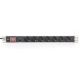 2. Digitus Listwa zasilająca PDU 19" Rack, 7x gniazdo schuko, 2.0m, 1x wtyk unischuko, 16A, wł./wył., zabezpieczenie przeciążeniowe, profil aluminiowy