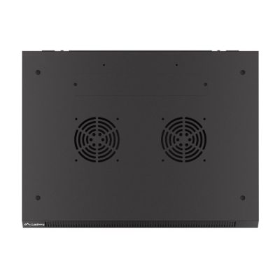 10. SZAFA INSTALACYJNA RACK WISZĄCA 19" 9U 600X450 CZARNA DRZWI PERFOROWANE LANBERG (FLAT PACK)