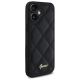 4. Etui Guess Quilted Metal Logo na iPhone 16 Plus - czarne