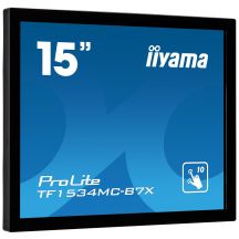iiyama TF1534MC-B7X monitor komputerowy 38,1 cm (15") 1024 x 768 px XGA LED Ekran dotykowy Przeznaczony dla wielu użytkowników Czarny