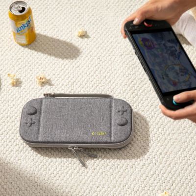 10. Etui Tech-Protect Slim Pouch na Nintendo Switch 2 - szare