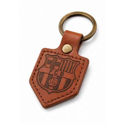 5. FC Barcelona brelok herb oryginalny na licencji skórzany proporczyk BLL7061