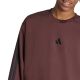 5. Bluza męska adidas Essentials 3-Stripes Fleece brązowa JX0742