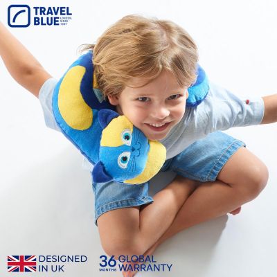 6. TRAVEL BLUE PODUSZKA PODRÓŻNA DZIECĘCA KOTEK SLEEPY