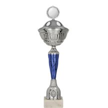 Puchar metalowy z przykrywką