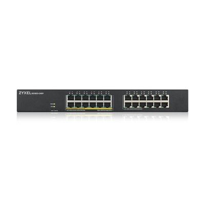 9. Switch Zyxel GS1900-24EP 24p PoE (PoE+: 12;) 130W Managed Gigabit