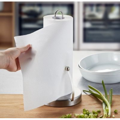 2. GEFU SPENSO Uchwyt na ręcznik papierowy Stal nierdzewna