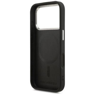 7. Etui Karl Lagerfeld Karl RSG Logo MagSafe do iPhone 17 Pro Max - czarne