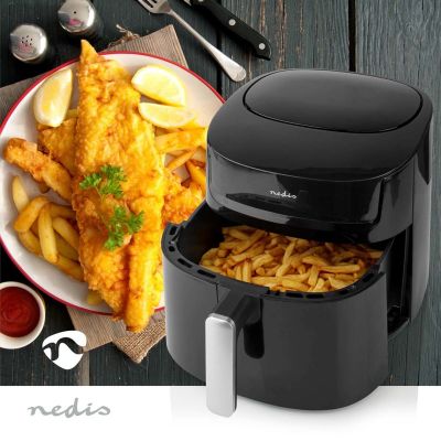 2. Frytkownica beztłuszczowa Nedis 7,2l KAAF170BK
