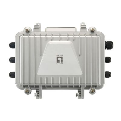 2. LevelOne PFE-1014R przedłużacz sieciowy Odbiornik sieci Szary