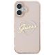 3. Etui Guess IML Heart na iPhone 16 - różowe