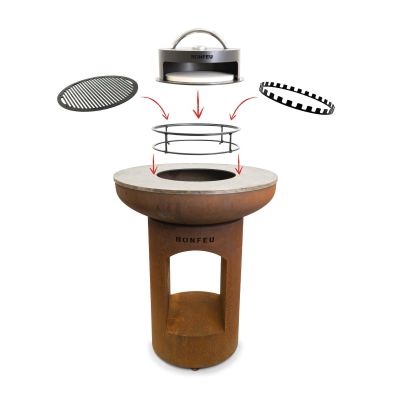 20. BONFEU PALENISKO OGRODOWE BONBIZA OPEN CZARNE