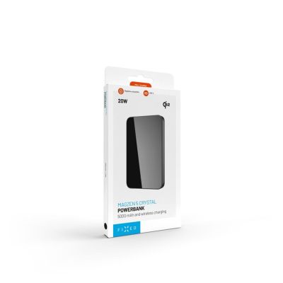 5. FIXED FIXZENMC-5-BK bank mocy Litowo-polimerowy (LiPo) 5000 mAh Bezprzewodowe ładowanie Czarny