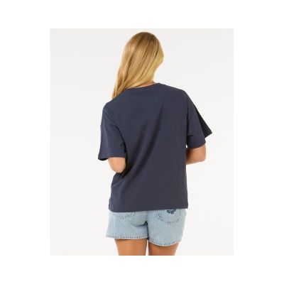 6. Koszulka RIP CURL Surf Puff Relaxed Tee granatowy