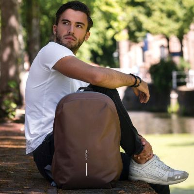 16. XD DESIGN PLECAK ANTYKRADZIEŻOWY BOBBY SOFT BRĄZOWY P/N: P705.796