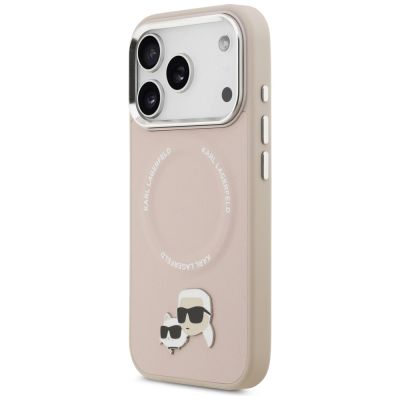 2. Etui Karl Lagerfeld Karl & Choupette Pins MagSafe do iPhone 17 Pro - różowe