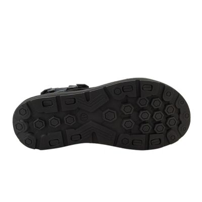 4. Lee Cooper buty męskie sandały na rzepy na lato na plażę lekkie niebieskie czarne