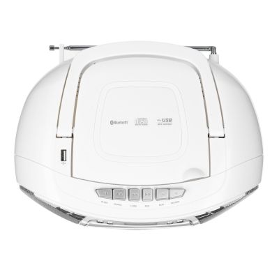 4. Radioodtwarzacz JVC RC-E451W Boombox white