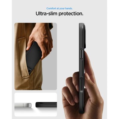 12. Etui Spigen Thin Fit MagSafe na iPhone 18 Pro / 17 Pro - zielone