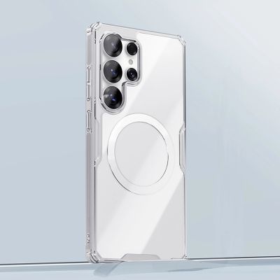 5. Etui Nillkin Nature TPU Pro Magnetic Case z MagSafe na Samsung Galaxy S25 Ultra - białe