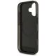 7. Etui AMG Double Layer Transparent Rhombs MagSafe do iPhone 17 - czarno-czerwone