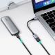 3. Ugreen kabel adapter przejściówka OTG USB-C (męski) - USB-A (żeński) 5Gb/s 0.15m czarny (US378)