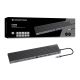 6. Stacja dokująca CONCEPTRONIC 14-1 USB-C->2xHDMI/DP/2xUSB-C/+ 18cm bk