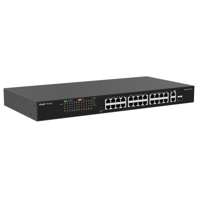9. Switch PoE RG-ES126FGS-P 24-portowy Reyee