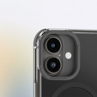 11. Etui silikonowe AMAZINGTHING Omni Mag Case do iPhone 16 Plus - czarne