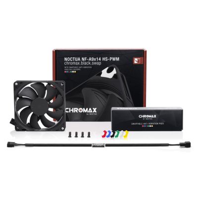 3. Wentylator NOCTUA 92mm 300-2200 RPM Low Profile CHROMAX