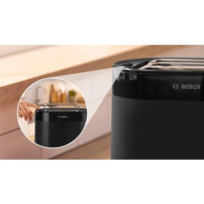 8. Toster Bosch TAT2M123 2 kaw. 950W Czarny
