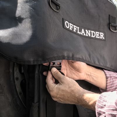 9. OFFLANDER TORBA MOCOWANA NA KOLE ZAPASOWYM