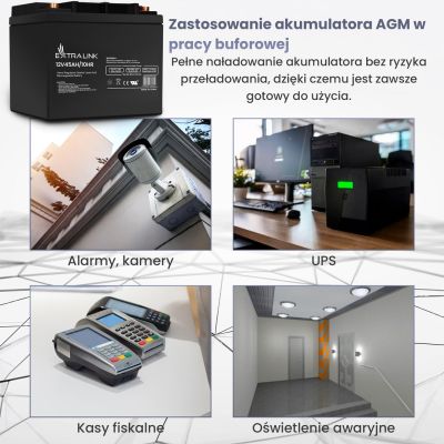 20. EXTRALINK AKUMULATOR BATTERY ACCUMULATOR AGM 12V 45