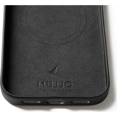 15. Etui skórzane do iPhone 17 Pro Max Black Mujjo