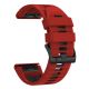 3. Pasek Tech-Protect Iconband Pro na Garmin Fenix 5X / 5X Plus / 6X / 6X Pro / 7X / 8 / 8 Pro / 9 / 9 Pro (47 mm) - czerwono-czarny