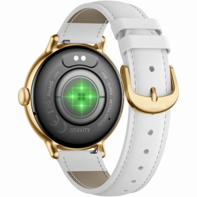 12. Smartwatch Gravity Złoty Bransoleta + Pasek GT33-2