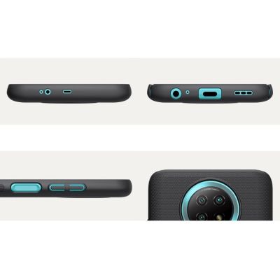 12. Nillkin Super Frosted Shield wzmocnione etui pokrowiec Xiaomi Redmi Note 9T 5G czarny