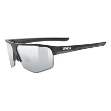 Uvex 5330812216 okulary sportowe Unisex Półobwódkowe Czarny Wymienne soczewki