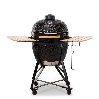 3. Kamado Bono Grande Ceramic Grill 23” Kamado barbecue/grill Wózek Węgiel drzewny (paliwo) Czarny