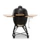 3. Kamado Bono Grande Ceramic Grill 23” Kamado barbecue/grill Wózek Węgiel drzewny (paliwo) Czarny