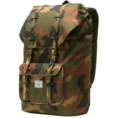 3. Herschel Little America Backpack 10014-02232 Zielone One size