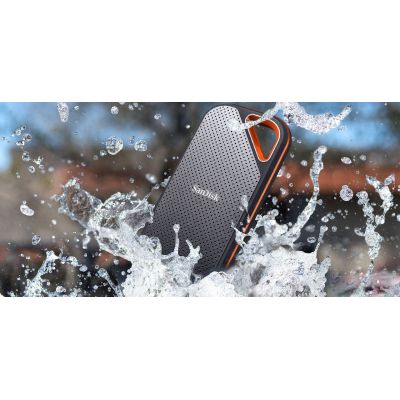 12. Dysk zewnętrzny SSD SanDisk Extreme PRO Portable (1TB; USB 3.2; 2000 MB/s; SDSSDE81-1T00-G25)