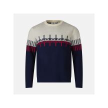 SWETER ROSSIGNOL PATTERNED CN SWEATER granatowy