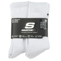 Skechers 6pk Core Crew LG Socks S118220-WHT Białe 43-46