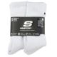 Skechers 6pk Core Crew LG Socks S118220-WHT Białe 43-46