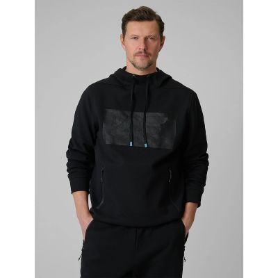 Bluza dresowa regular z kapturem męska 4F 4FRSS26TSWSM2975-20S