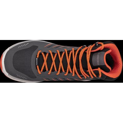5. Buty trekkingowe męskie Lowa Axos GTX Mid gore-tex graphit/flame wodoodporne (310844 7952)